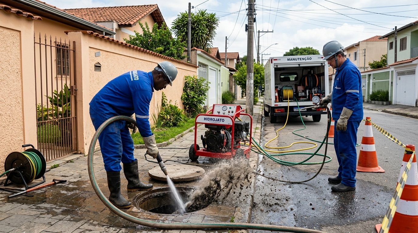 Hidrojateamento Residencial em Curitiba‑PR