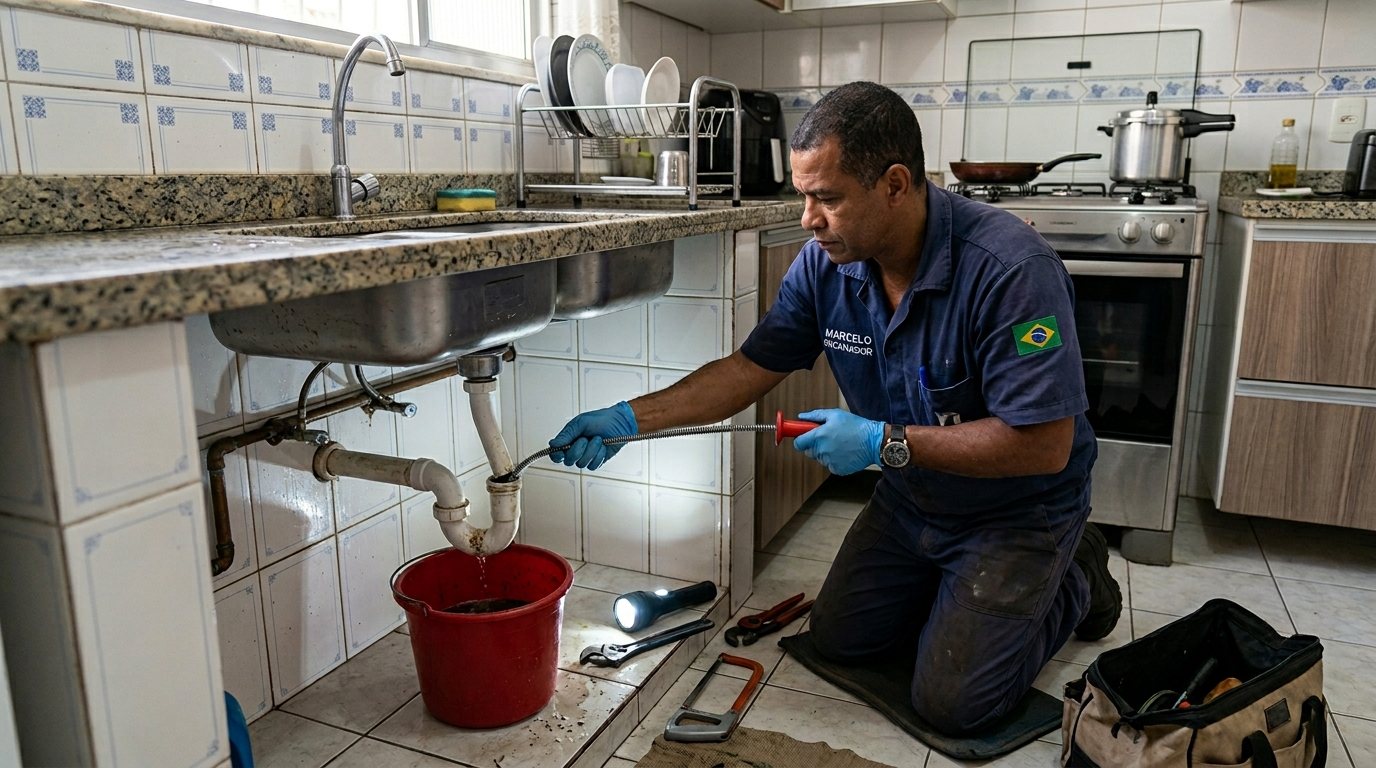 Ligação da Pia da Cozinha em Curitiba‑PR